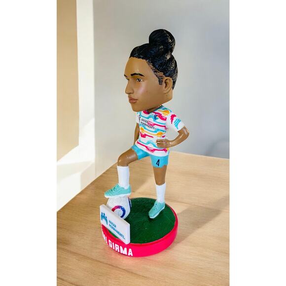 NEW in Box Naomi Girma 2024 Kaiser Bobblehead San Diego Wave FC Soccer Sports - Picture 8 of 9
